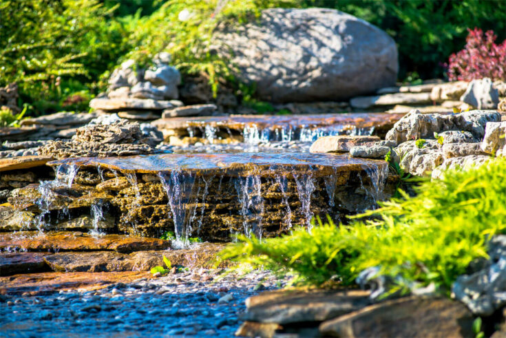 wasserfall-gartenteich
